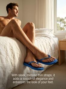 Havaianas نعال نسائية نحيفة باللون الأزرق الداكن - Brilliant Blue - مشاهدة 3
