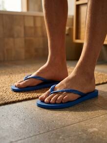 Havaianas نعال نسائية نحيفة باللون الأزرق الداكن - Brilliant Blue - مشاهدة 1