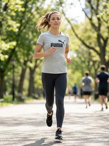 Puma Sports Tees & Tanks Durable Comfortable Versatile Weekend Sports Outdoor Grey 682370-04 - Gray - View 4