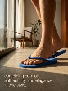 Havaianas نعال نسائية نحيفة باللون الأزرق الداكن - Brilliant Blue - مشاهدة 7