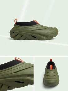 Crocs OFF GRID CLOG Men's Clogs Versatile Lightweight Classic Walking Garden Beach 209414-309 - Green - View 6