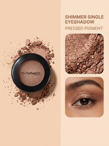 MAC Single Eyeshadow Mulch 1.5 G – Shimmering Reddish Brown With Bronze Pearl, High Pigment Velvet Finish, Long-Lasting And Easy To Blend, Professional Grade For Smokey Eyes Or Daily Wear, Portable Compact Case - 覆蓋物 - 查看 1