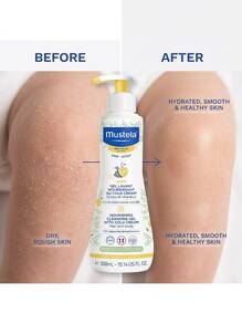 Mustela Nourishing Cleansing Gel With Cold Cream 10.14oz/300ml – Baby Wash, Deep Hydrating, For Newborns, Gentle Scent, Cold Cream, Suitable For Daily Bath Time - Multicolor - View 4