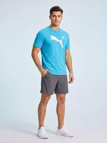 Puma Men's Sports Tees & Tanks Skin-Friendly Stretchy Soft Travel Daily Weekend Blue 658705-02 - Blue - View 3