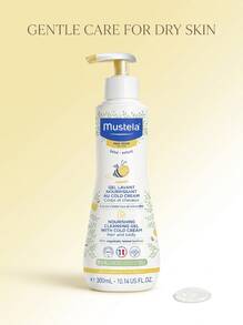 Mustela Nourishing Cleansing Gel With Cold Cream 10.14oz/300ml – Baby Wash, Deep Hydrating, For Newborns, Gentle Scent, Cold Cream, Suitable For Daily Bath Time - Multicolor - View 2