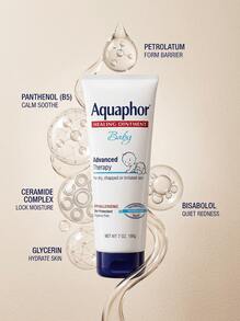 Aquaphor Baby Healing Ointment 14oz/396g – Baby Ointment, Advanced Therapy, For Newborns, Fragrance & Preservative Free, Suitable For Diaper Rash Care - Multicolor - View 3