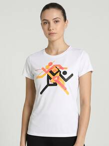Puma Sports Tees & Tanks Soft Durable Comfortable Travel Daily Weekend White 524977-02 - 白色 - 查看 1