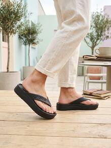 Crocs ECHO CLOG Men's Clogs Cushioned Flexible Versatile Daily Weekend Travel 208395-001 - Black - View 5