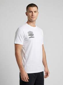 Umbro Men's Sports Tees & Tanks Soft Durable Comfortable Travel Daily Weekend White 66424U-13V - White - View 1