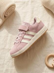 Adidas Grand Court Kids' Sneakers Durable Classic Retro Travel Training Street Style JH6181 - Beige - View 3
