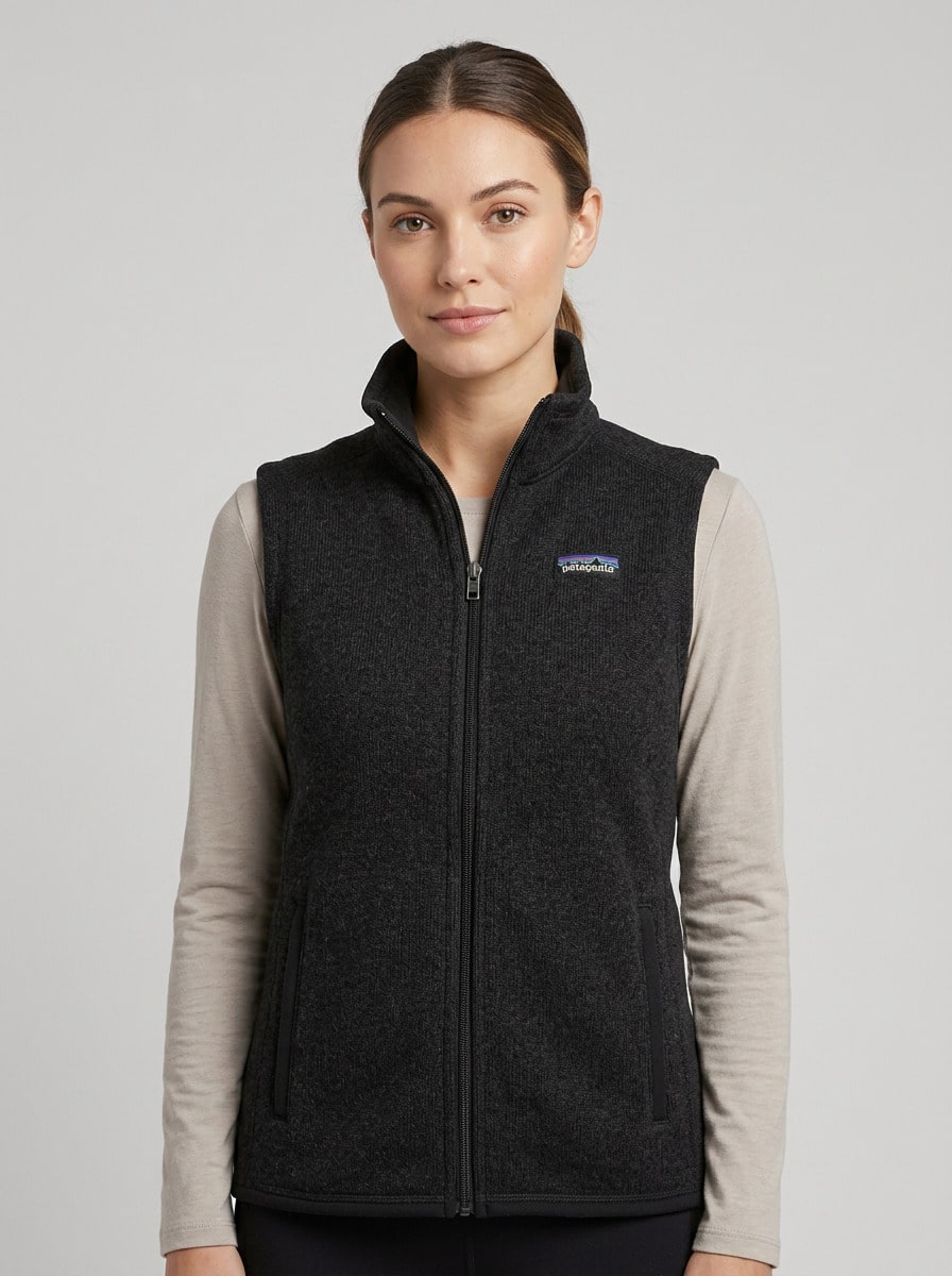 Patagonia Sports Jackets Comfortable Stretchy Versatile Casual Weekend Commuting Black 25887-BLK - Black - View 1