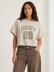 DKNY Women's Comfortable Premium Breathable Sports Commuting Travel Beige DP5T1196-KN4 - Ivory Beige - View 2