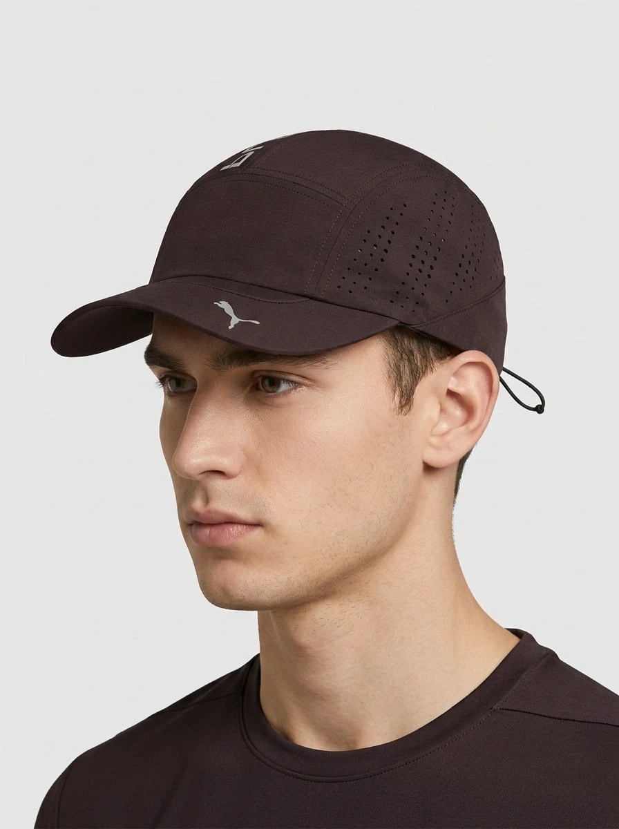 Puma Baseball Caps Comfortable Structured Classic Fit Hiking Golf Sports Black 025182-01 - Black - View 1