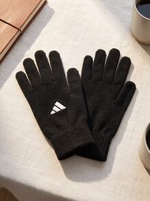 Adidas Sports Gloves Comfortable Touchscreen Lightweight Sports Daily Running Black HS9760 - Black/White - View 3