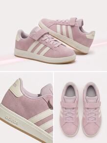Adidas Grand Court Kids' Sneakers Durable Classic Retro Travel Training Street Style JH6181 - Beige - View 6