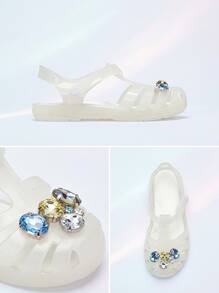 Crocs CLASSIC CLOG Kids' Clogs Flexible Cushioned Lightweight Daily Weekend Travel 208445-100 - White - View 6