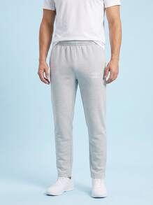 Umbro Men's Outdoor Pants Easy To Match Soft Stretchy Weekend Training Daily Grey 66415U-263 - Grey - View 3