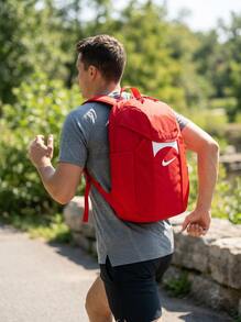Nike Outdoor Lightweight Backpack Zippered Portable Lightweight Commuting Travel Casual Red DV0761-657 - Red - View 4