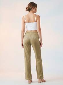 Juicy Couture Women's Comfortable Lightweight Durable Travel Sports Office Olive VEJH70047WPF-JA8 - Olive Green - View 4