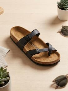 Birkenstock Mayari Birko-Flor Birkibuc - Black - View 3