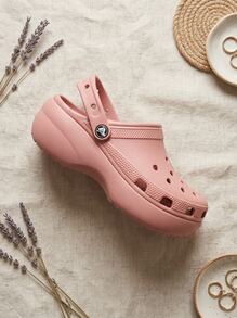 Crocs كلاسيكي منصة وحيد الجنس كلوج وردي 206750 - وردي - مشاهدة 3