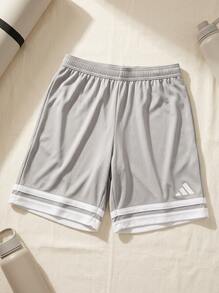 Adidas Men's Sports Shorts Breathable Soft Quick-Dry Training Casual Running White JH3413 - Grey - View 2