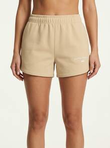Puma Sports Shorts Classic Fit Stretchy Easy To Match Gym Daily Outdoor Brown 621441-84 - Brown - View 6