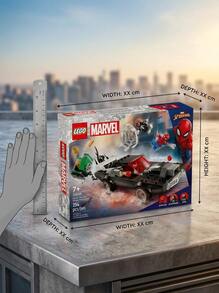 LEGO سبايدر مان ضد فينوم ماسل كار - متعدد الألوان - مشاهدة 6