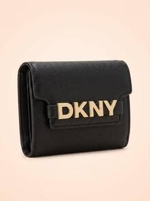 DKNY Women's Versatile Lightweight Adjustable Strap Shopping Commuting Daily Black R53ZKK33-BGD - Black Yellow - View 2