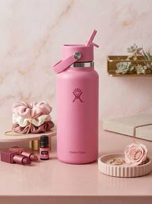 Hydro Flask Unisex Water Bottle Comfortable Versatile Warm Daily Running Pink W32CFS677 - Bright pink - View 1