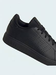 Adidas Advantage Kids' Sneakers Lace-Up Heritage Flexible Weekend Casual Outing ID3888 - Core Black / Core Black / Grey Six - View 2