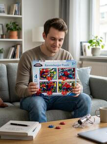 Ravensburger الرجل العنكبوت الخارق 12/16/20/24 صفحة - متعدد الألوان - مشاهدة 2