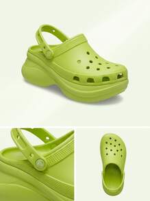 Crocs كلوغ كلاسيكي للسيدات بايه كيوي 206302312 - أخضر - مشاهدة 6