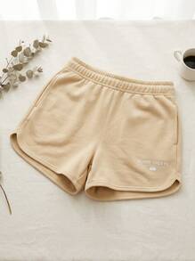 Puma Sports Shorts Classic Fit Stretchy Easy To Match Gym Daily Outdoor Brown 621441-84 - Brown - View 2