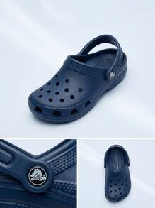 Crocs CLASSIC CLOG Kids' Clogs Comfortable Classic Durable Shopping Daily Weekend Navy 206990-410 - Navy - View 6