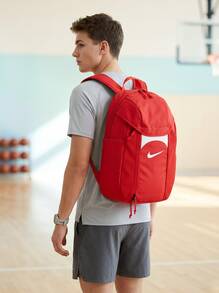 Nike Outdoor Lightweight Backpack Zippered Portable Lightweight Commuting Travel Casual Red DV0761-657 - Red - View 3