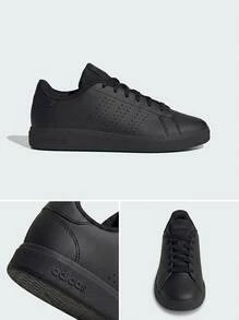 Adidas Advantage Kids' Sneakers Lace-Up Heritage Flexible Weekend Casual Outing ID3888 - Core Black / Core Black / Grey Six - View 5