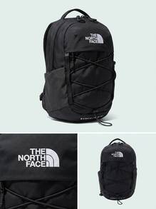 The North Face حقيبة ظهر رجالية بوريالس باللون الأسود - كحلي/أسود/NPF - مشاهدة 4