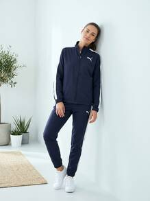 Puma Sports Jackets Stretchy Comfortable Durable Casual Weekend Commuting Blue 520418-03 - Navy - View 6