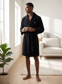 Calvin Klein CK LOUNGEWEAR Men's Skin-Friendly Lightweight Soft After Work Home Leisure Black LV00NM2819-UB1 - Black - View 5