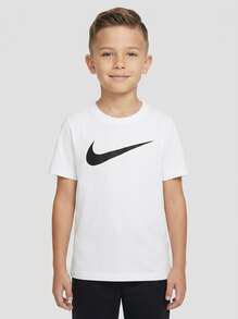 Nike قميص تي شيرت أبيض شباب بتقنية Dri-FIT 20 قطعة - أبيض - مشاهدة 1