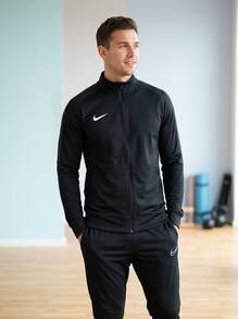Nike جاكيت رياضية رجالية 24 من أكاديمي برو بتقنية Dri-Fit باللون الأسود - متعدد الألوان - مشاهدة 3