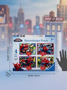 Ravensburger الرجل العنكبوت الخارق 12/16/20/24 صفحة - متعدد الألوان - مشاهدة 6
