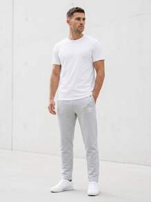 Umbro Men's Outdoor Pants Easy To Match Soft Stretchy Weekend Training Daily Grey 66415U-263 - Grey - View 6