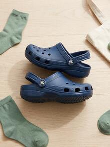 Crocs CLASSIC CLOG Kids' Clogs Comfortable Classic Durable Shopping Daily Weekend Navy 206990-410 - Navy - View 3