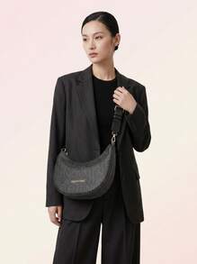 Valentino Bags حقيبة كروس بودي نسائية من ريجينا ري باللون الأسود - الأسود - مشاهدة 4