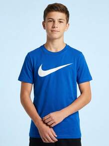 Nike Kids' Moisture-Wicking Breathable Classic Fit Travel Daily Weekend Blue CW6941-463 - Blue - View 4