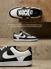 Nike Court Vision 女式运动鞋 黑/白 DH3158-003 - 黑白 - 查看 4
