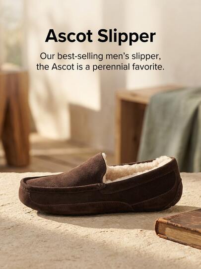 UGG M ASCOT Men's Casual Slip-On Shoes With Thermal Lining