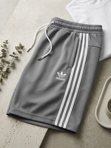 Adidas Men Shorts Lightweight Breathable Soft Daily Gym Grey IJ5346 - grey - View 1